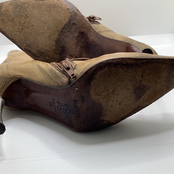 El Dantes vintage leather stiletto boot. Size 38 (EU) - Picture 7 of 12